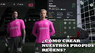 CÓMO CREAR NUESTROS REGENS  EA FC 2024 [upl. by Cordova]