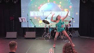 Mi Tierra World Competition  Under 11 Bachata Solo  Cristel Licciardello [upl. by Einaoj]