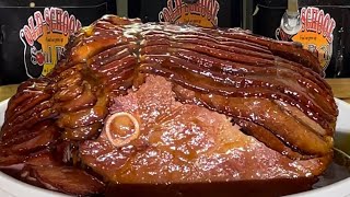 THE PERFECT HAM FOR CHRISTMAS DINNEROLD SCHOOL BROWN SUGAR HONEY GLAZED HAMVLOGMAS DAY 18 [upl. by Nyrat908]