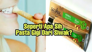 Review Pasta Gigi Sasha  ada siwak nya [upl. by Dammahom219]