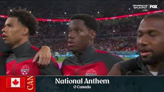 Canadian National Anthem at World Cup 2022 [upl. by Rego]