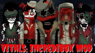 Vitals Full Release Incredibox Mod All Character Horror and Scary Review [upl. by Watanabe374]