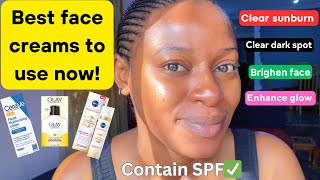 Best brightening face creams for a radiant glowing skin  lightening face cream with SPF [upl. by Ahsiadal]