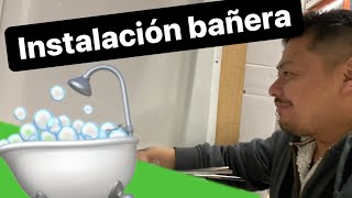 Como INSTALAR una TINA DE BAÑO [upl. by Hilar]