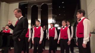 BONIFANTES Boys Choir  Scene from opera Tosca [upl. by Norri]