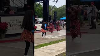 African Dancing at Gullah Geechee Festival shorts dance shortsvideo fyp [upl. by Adnamaa]