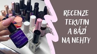 Recenze 3 přípravné tekutiny a báze  podkladové i gel lakové 💅🏻  Kate nehty [upl. by Aicenad]