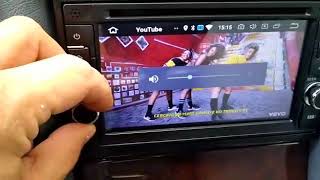 Autoradio Erisin android 80 su Mercedes CLK 200 kompressor [upl. by Acireh]