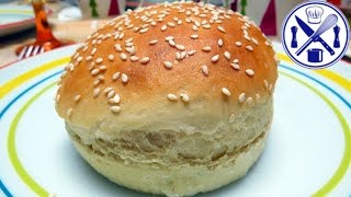 Receita de pão de hamburguer caseiro [upl. by Kubetz]