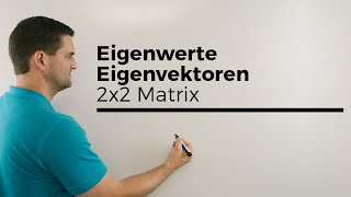 Eigenwerte Eigenvektoren 2x2 Matrix mit Geometriezusammenhang  Mathe by Daniel Jung [upl. by Adorl]