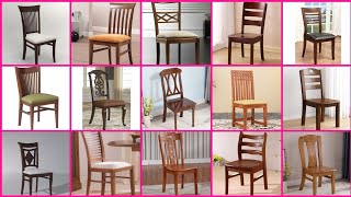 Top 50 wooden chair designs  Latest collection of dining table chairs [upl. by Yellah]