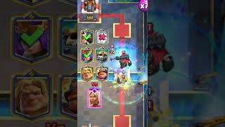 Evo attle healer VS champions clashroyale foryou gaming satifying games supercell [upl. by Olracnaig851]