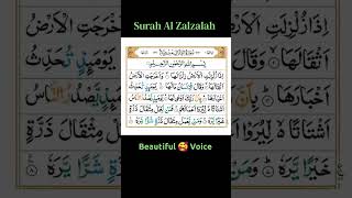 Surah Al Zalzalah Recitation  Tilawat with Beautiful Voice surah Zalzalah quran [upl. by Ettereve]