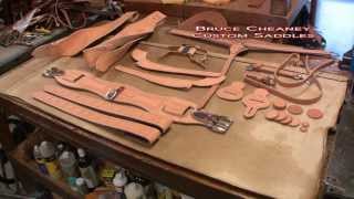 Saddle Making ⭐ Time Lapse Video 🎦 Leather Working 👍 Saddlemakers Secrets [upl. by Tankoos]