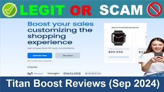 Titan Boost Reviews  Jun 2024 Beware of Scam Watch Now [upl. by Higley451]