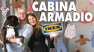 LA NOSTRA CABINA ARMADIO  Armadio PAX Ikea  Home Tour [upl. by Nad]