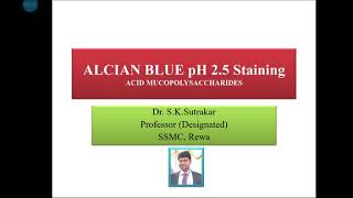 Alcian blue staining [upl. by Brooks209]