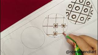 Cross mehndi design  very simple cross design spmehendiart1234 [upl. by Turmel]