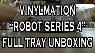 Vinylmation quotRobots Series 4quot Full Case Unboxing [upl. by Sedicla]