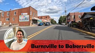 Driving from Burnsville to Bakersville in Western North Carolina [upl. by Eedrahc581]