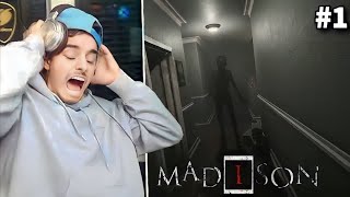 CORINGA jogando Madison  JOGO de TERROR COMPLETO  Parte 1 [upl. by Eitsyrhc]