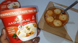 Aashirvaad Instant Mini Idli Sambar  Ready to Eat South Indian Food [upl. by Zitvaa]