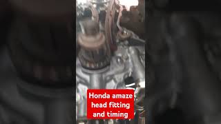 Head gasket leak problem solved Cylinder head fitting honda shortvideo mechanic amaze [upl. by Xuaeb]