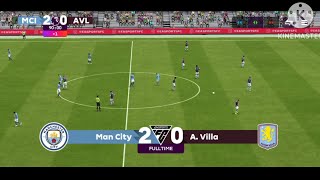 fifa mobile24 man city vs avilla match viralvideo sports pagol clele [upl. by Witcher225]