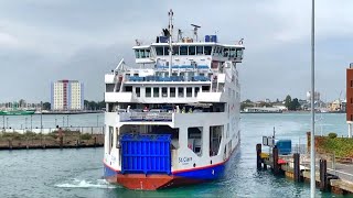 Portsmouth to Fishbourne  St Clare  Wightlink [upl. by Morgana]