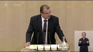 HansJörg Jenewein  Dringliche Anfrage zur Pressefreiheit  2692018 [upl. by Adnolay698]