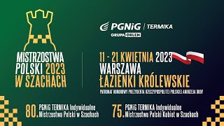 Mistrzostwa Polski w Szachach 2023  dzień 4  dogrywki [upl. by Hollyanne]