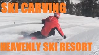 SKI CARVING AT HEAVENLY  2017 [upl. by Batruk]