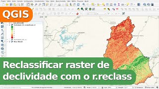 Reclassificar raster com o rreclass do GRASS no QGIS [upl. by Vernita]