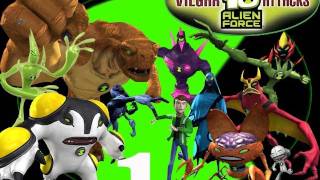 Lets Play Ben 10 Alien Force Vilgax Attacks 1  The Invasion of Earth [upl. by Ynohtona]