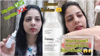 The Ordinary Niacinamide 10Zinc 1 Serum Review Honest Review‼️theordinaryniacinamide [upl. by Karlan571]