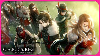 CARDS RPG The Misty Battlefield Gameplay demo [upl. by Anayia955]