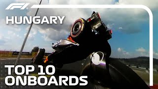 Lewis amp Maxs Collision And The Top 10 Onboards  2024 Hungarian Grand Prix  Qatar Airways [upl. by Rehprotsirhc20]