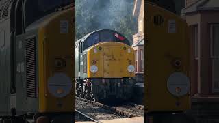 Class 40 40106 departing Hampton Loade train diesel dieselengine [upl. by Suixela]