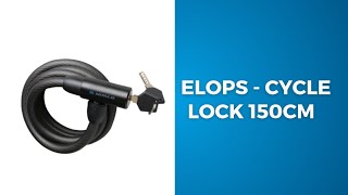 Elops cycle lock ASMR review cycling decathlonshopping [upl. by Mloc332]