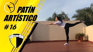 PATÍN ARTÍSTICO  Figuras en equilibrio y Preparación física  16 [upl. by Spense333]