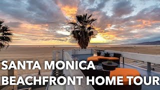 Modern Architectural Beachfront Home  Santa Monica CA [upl. by Sylvanus682]