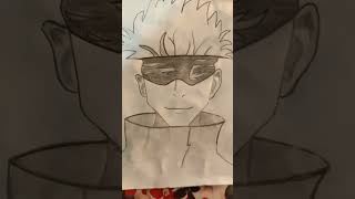 how to draw sketch gojo satoru anime drawing short [upl. by Undry409]