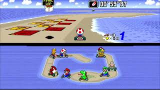 Super Mario Kart Hack Limited 6  in HD 169  SNES  bsnes [upl. by Halet668]