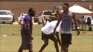 Alcorn State Prospect Football Camp 7 16 2017 [upl. by Pavkovic]