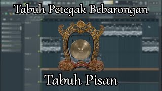 Tabuh Petegak Bebarongan Tabuh Pisan FL Studio Tanpa Kendang [upl. by Berners528]