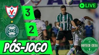 ÁGUIA DE MARABÁ 3 x 2 CORITIBA  NOVO VEXAME  PÓSJOGO 10 [upl. by Mila501]