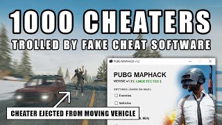 PUBG Cheaters trolled by fake cheat software [upl. by Fruma103]