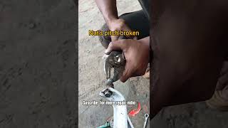 Bicycle support wheel repairing  balance wheel repairing  nits broken pitch [upl. by Sirromed]