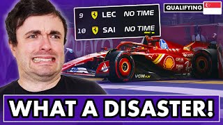 Our Reaction to Singapore Grand Prix Qualifying [upl. by Tteraj845]