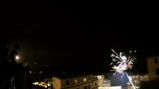 Napoli  Capodanno 2016  Fuochi dartificio 4k [upl. by Nadaba]